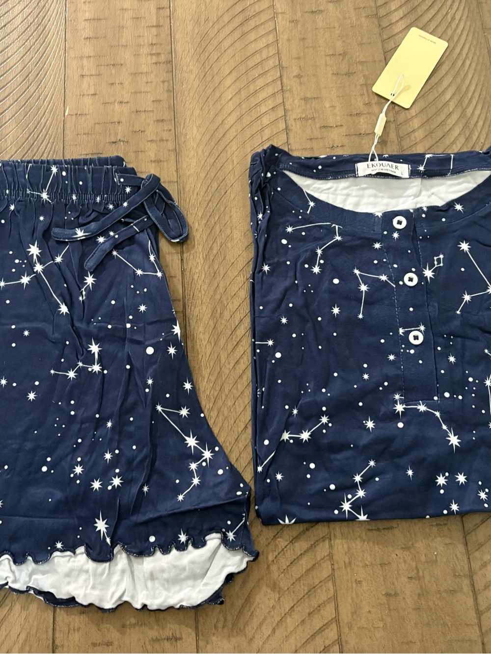 Navy Star Constellation Pajama Set NWT SIZE L